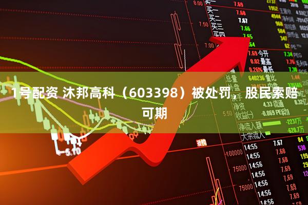 1号配资 沐邦高科（603398）被处罚，股民索赔可期