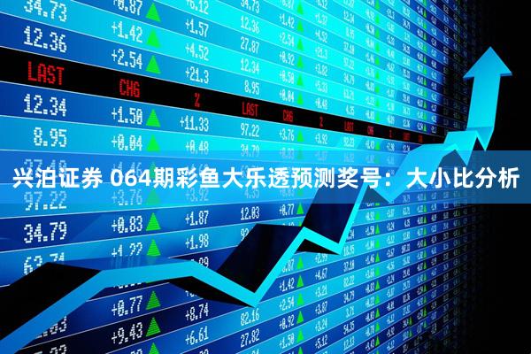 兴泊证券 064期彩鱼大乐透预测奖号：大小比分析