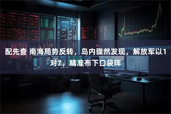 配先查 南海局势反转，岛内骤然发现，解放军以1对7，精准布下口袋阵