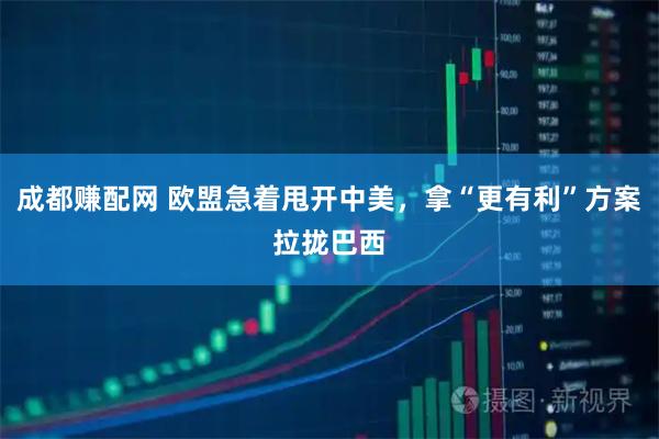 成都赚配网 欧盟急着甩开中美,拿“更有利”方案拉拢巴西