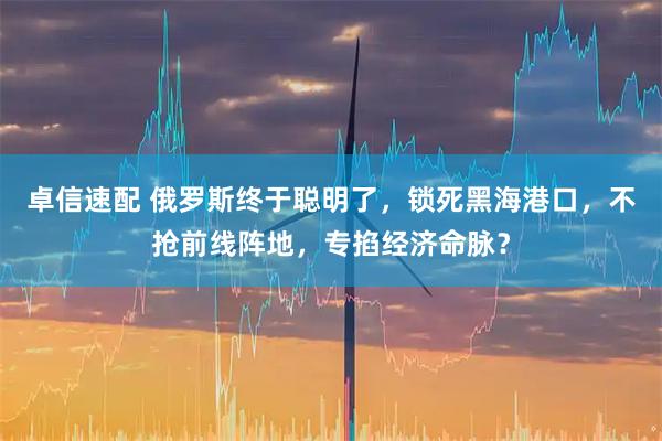 卓信速配 俄罗斯终于聪明了，锁死黑海港口，不抢前线阵地，专掐经济命脉？